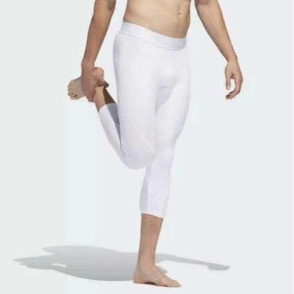 Adidas White 3/4 Tights Shirt Set Alphaskin‎ NWT XL - Picture 12 of 12